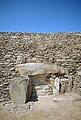 Cairn de Bernenez, the megalithic structure houses five cromlechs